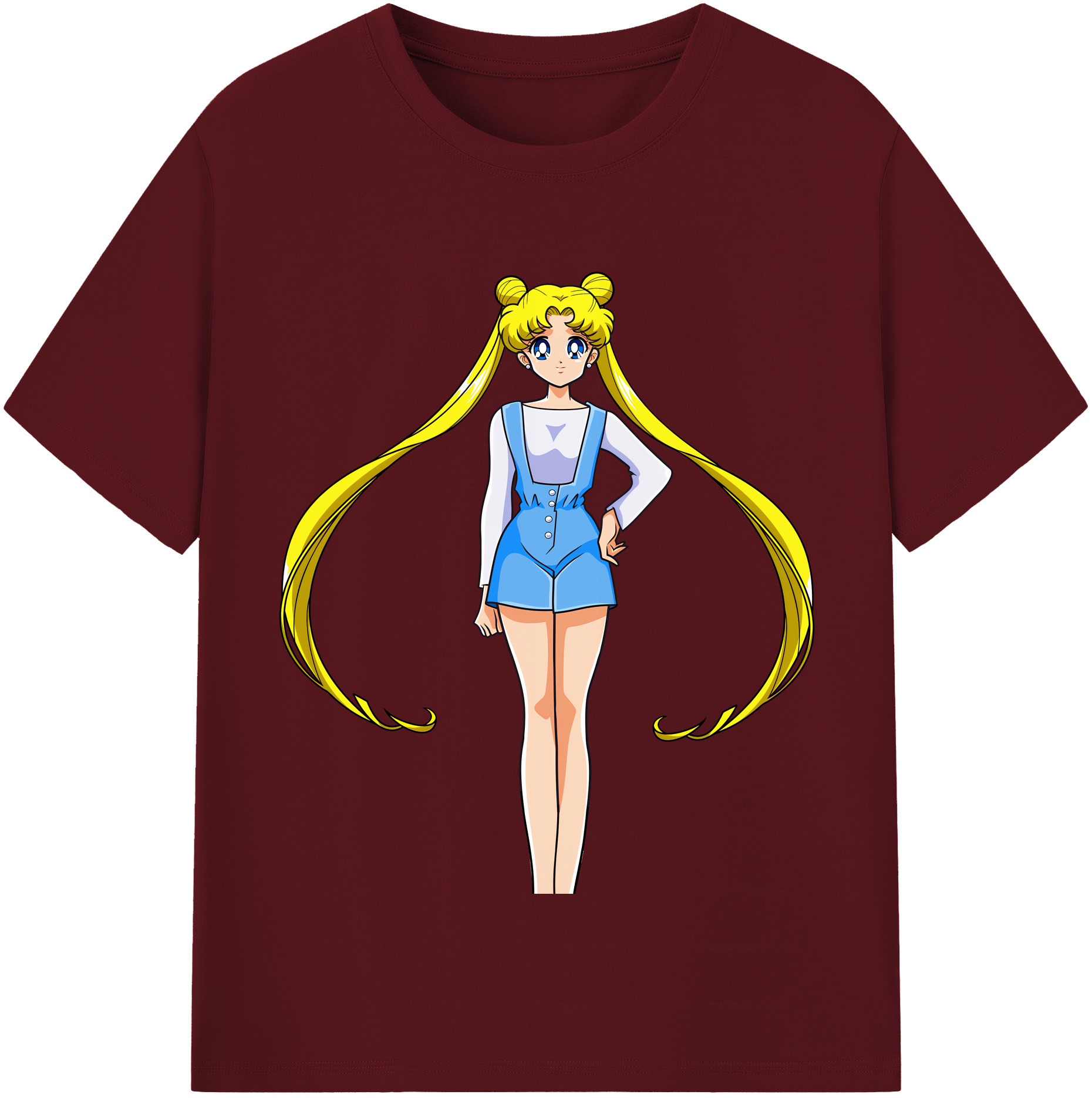 （画像用） 美少女戦士セーラームーン 愛野 美奈子 あいの みなこ Sailor Moon Aino Minako 綿100％半袖Tシャツ（フロントプリント）